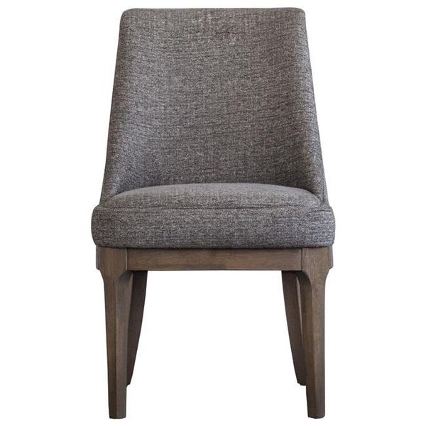 New Pacific Direct New Pacific Direct 9900026-331 George Fabric Chair; Century Gray - 21 x 27 x 36.50 in. - Set of 2 9900026-331